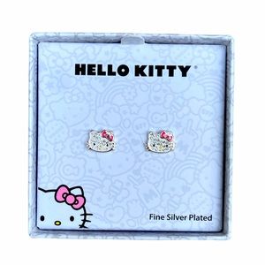 Hello kitty ✨ sparkly rhinestone studded earrings